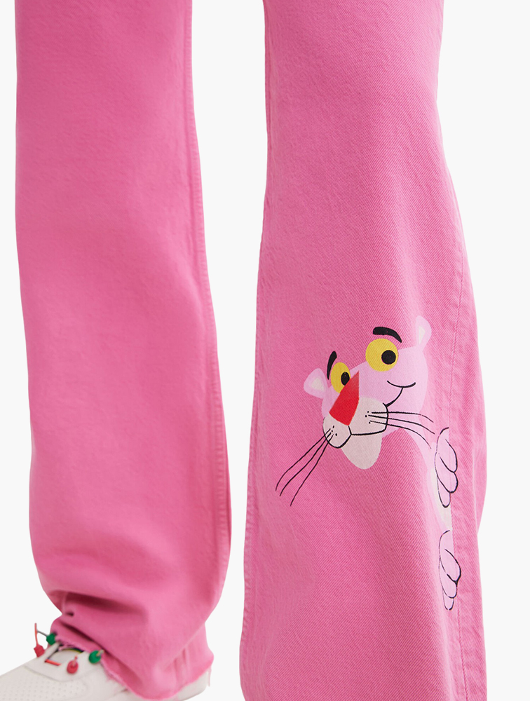 MyRunway | Shop Desigual Pink Panther Wide-Leg Jeans for Women
